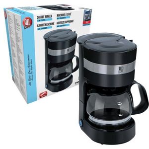 All Ride Koffiezetapparaat 24V - Auto en Vrachtwagen - Filter Koffie - Warmhoudfunctie - Zwart