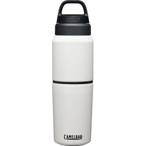 CamelBak Multibev Vacuum SS - Waterfles met afneembare koffie / theebeker - 500 ml + 350 ml - Wit / Wit (white / White)