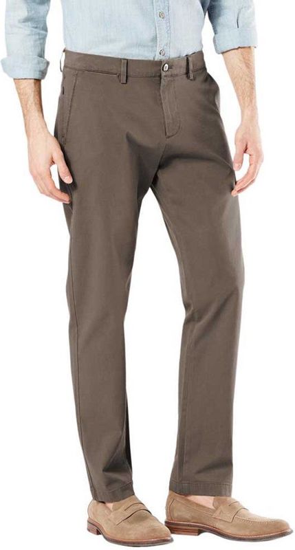 Dockers - Crafted Khaki - Chino Broek - Bruin - Slim Tapered Fit