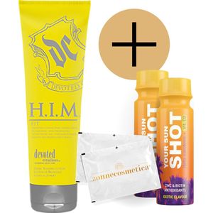 Devoted Creations - H.I.M. Fit + 2 Your Sun Shots + 2 Verfrissingsdoekjes