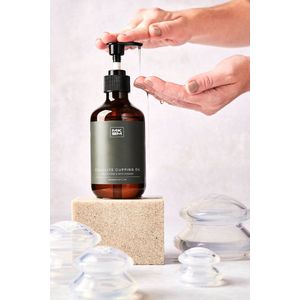 Cellulite Cups + Cellulite Olie 250ml - Massageolie