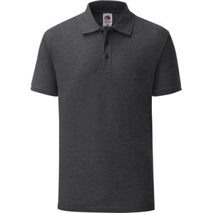 Fruit Of The Loom Heren 65/35 Getailleerde Pasvorm (Donker Heather Grijs) XXL