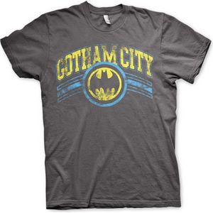 DC Comics Batman Heren Tshirt -3XL- Gotham City Grijs