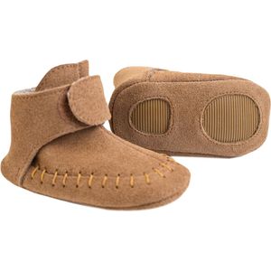 Lodger Eerste babyschoentjes - Klittenband - Suede - Antislip - 15-18M - Geel