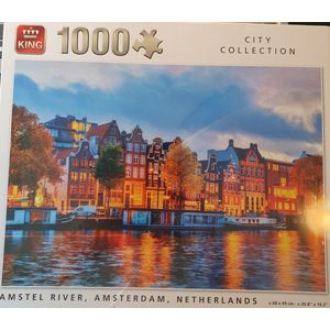 Puzzel Amstel River Amsterdam Netherlands