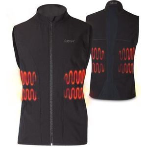 Lenz Heated Vest WOMEN - EXCL accu - XL - Zwart