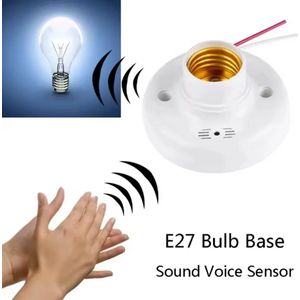 Lampvoet Geluid Spraakbesturing - Vertragingsschakelaar - Lichtsocket - Adapter - Verlichtingsaccessoires - LED-lamphouder