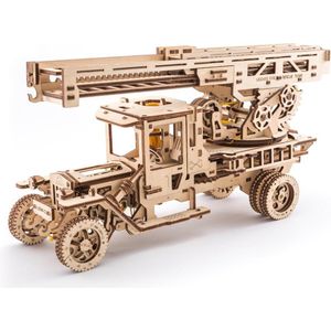 Ugears Houten Modelbouw - Brandweertruck