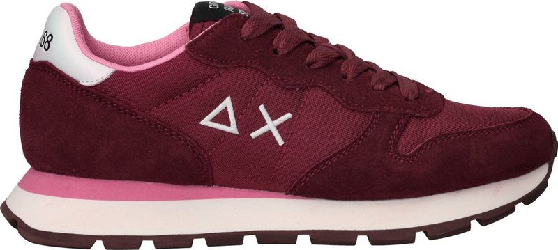 Sun68 - Ally Solid - Sneakers - Rood - Suède