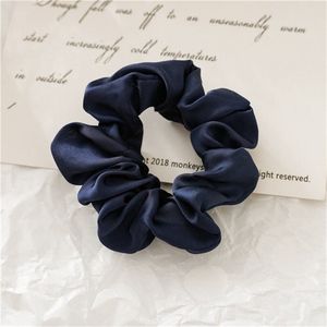 Premium Zijde Scrunchie - Silk Haarelastiek - Blauw