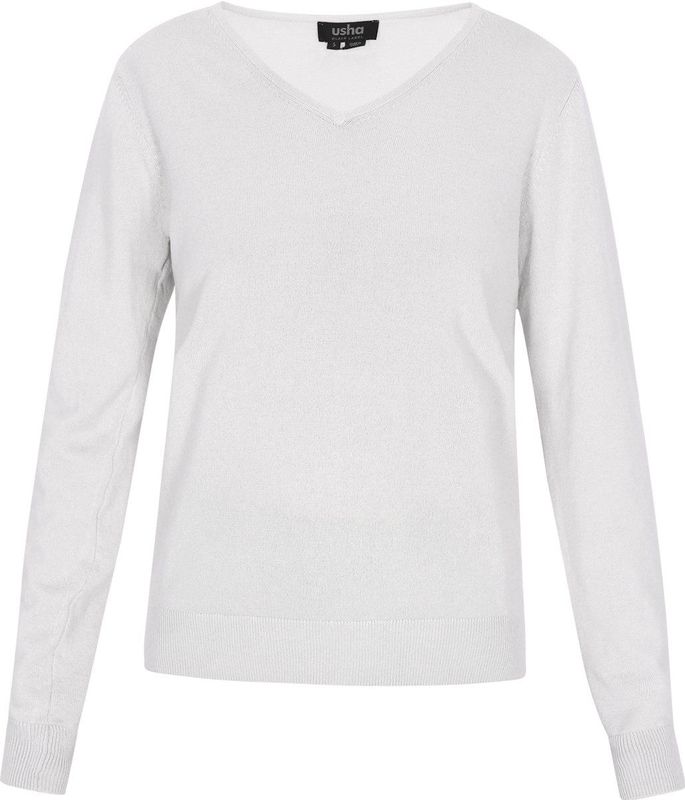 Usha - Sweater - Langsleeve - V-hals - Regular Fit - Classic Look Collectie