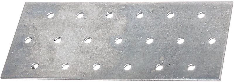 Alberts - Geperforeerde Plaat - Verzinkt - 50 x 140 x 60 x 2 mm - Hoekijzer