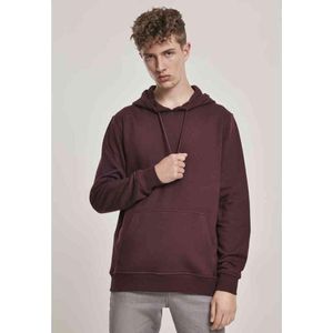 Urban Classics - Basic Sweat Hoodie/trui - XS - Bordeaux rood