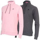 2-Pack Donnay - Stretch Vest met kraag (Jamie) - Sporttrui - Dames - Pink/Charcoal-marl (1346) - maat S