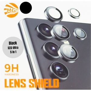 MG Camera lens protector Geschikt Voor Samsung Galaxy S23 Ultra - Zwart