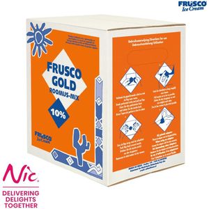 Frusco | Ijsmix | vloeibaar | gold | 10% | 10 liter