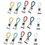 ***15x Handdoekhaakjes - Ophanghaakjes - Handdoekklemmetjes - Klemmetjes - Theedoek - ophangen van handdoeken, theedoeken enz - van Heble® *
