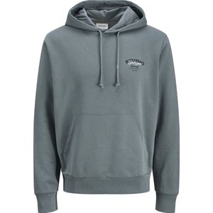 Jack & Jones Trui Jjyuki Sweat Hood Bf 12278611 Stormy Weather Mannen Maat - M