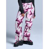 Poederbaas Skibroek Dames - Arty 2L Insulated - Tie Dye Pink Multi - Maat XS
