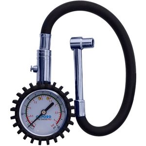 Professionele Bandenspanningsmeter – voor Auto, Caravan, Motor, Scooter – 0 tot 60 psi / 0 tot 4 bar – Duidelijke Analoge meter voor aflezing bandenspanning