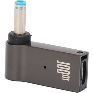 Type C USB C Naar DC-adapter 90 Graden Schuin Type C Vrouwelijk - Mannelijk 45 Mm X 3 Mm Adapter - PD Emulator Trigger - Laptop .