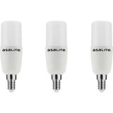 Asalite - LED Lamp T37 - E14 Fitting - 7W - 600 Lumen - 3000K Warm Wit Licht - 3 Stuks
