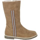 Laarzen - Taupe - Gevoerde Laarzen met Rits voor Meisjes