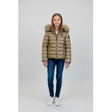 Blauer - Ivoren Jas - Bruin - Leren Jassen