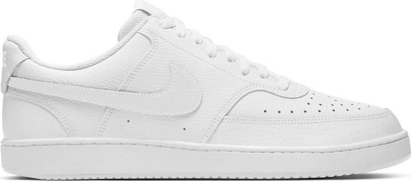 Nike Court Vision Low Heren Sneakers - White/White-White - Maat 44