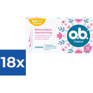 OB Original Normal 16 stuks - Voordeelverpakking 18 stuks