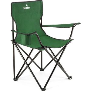 Outtec® Campingstoel - tot 125kg - Bekerhouder & Draagtas - Visstoel, Vouwstoel, Vouwstoel, Tuinstoel, Lichte Campingstoel, Strandstoel