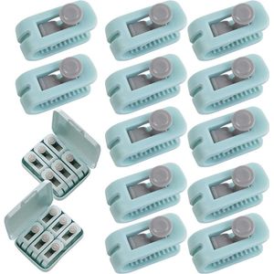 Dekbedovertrekclips, 12 stuks gesp, dekbedclips, hoge elasticiteit, dekbedclips, antislip, klemclips voor bevestiging van het dekbed