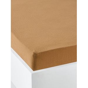 Baby - Dekbedovertrek - Okergeel - Biologisch Katoenen Gaas