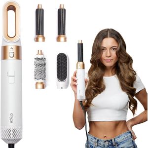 Dryze - Airstyler - Crème - 5 in 1 - Föhnborstel - Haarstyler