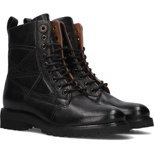 PiediNudi 634232 Veterboots - Laarzen Met Veters - Dames - Zwart - Maat 41