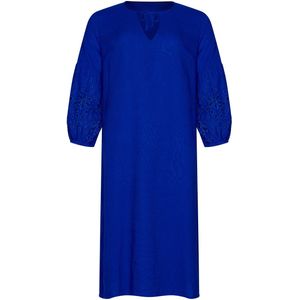 Pastunette Jurk Cobalt Sea - Linnen/Viscose - Blauw - Maat 40