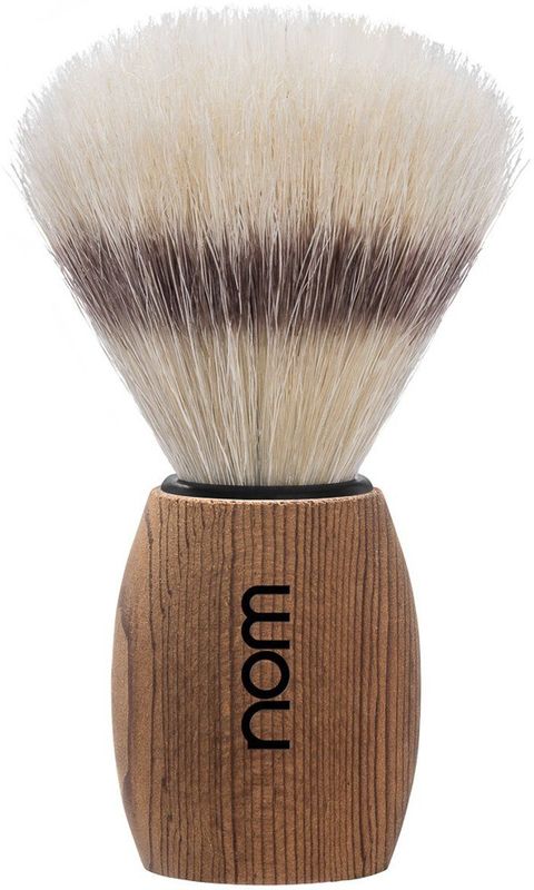 Zijden Scheerkwast NOM Olé - Natuurzijde - Frame van Natuurlijk Sparrenhout