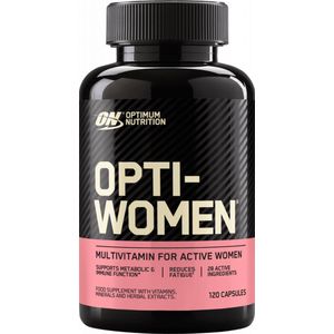 Optimum Nutrition Opti-Women - Multivitamine Vrouw - Vitamines, Mineralen en Plantenextracten - 120 Capsules
