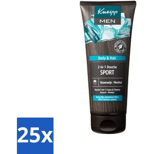 Kneipp - Sport Douche 2‑in‑1 - Men - 200 ml - Bulkverpakking - 25 stuks