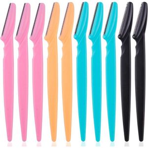 Scheermes - Wenkbrauwen - Draagbaar - Wegwerp - Set van 10 - Beauty - Styling - Epileren - Ontharing - Make Up