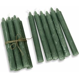 LOBERON Kaars set van 12 Bauceau groen