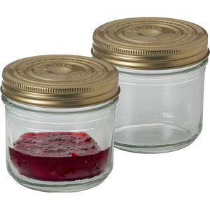 Le Parfait Weckpot/inmaakpot - 2x - met schroefdeksel - 500 ml