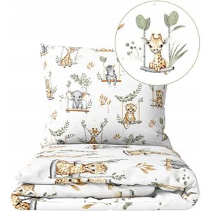 Kinderbedlinnen 80x160 cm, 100% katoen, anti-allergisch, OEKO-TEX