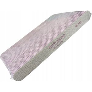 La Diosa Professionele Nagelvijl 80/100 Zebra Grijs