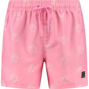 Son of a beach jongens zwembroek - strandbal - Roze - maat 134/140