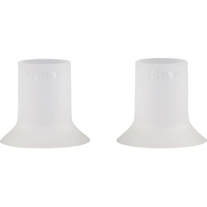 Youha® Borstschildverkleiners - Borstschilden - Verkleiners - Borstkolf accessories - BPA vrij - elektrische draadloze borstkolven - Silicone borstschilden - Set van 2 stuks - Maat 21 mm