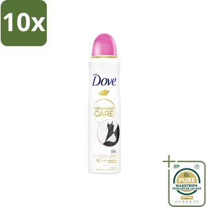 10 x Dove Deodorant Spray - Invisible Care - 150 ml - Grootverpakking - Dove Deodorant Spray - Anti-transpirant - Onzichtbare Bescherming - Zweet En Geur - Oksels Bescherming