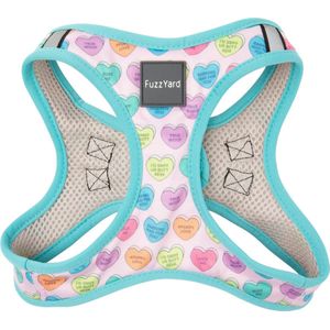 FuzzYard Harnas Candy Hearts - Maat XS - Honden tuig