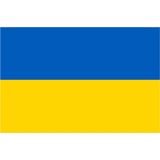 Vlag Oekraine 90 x 150 cm feestartikelen - Oekraine landen thema supporter/fan decoratie artikelen