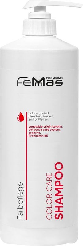 Femmas - Color Care - Shampoo - 1000ml - Voor Gekleurd Haar